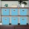 6 Pack Household Essentials 11" Fabric Storage Bins